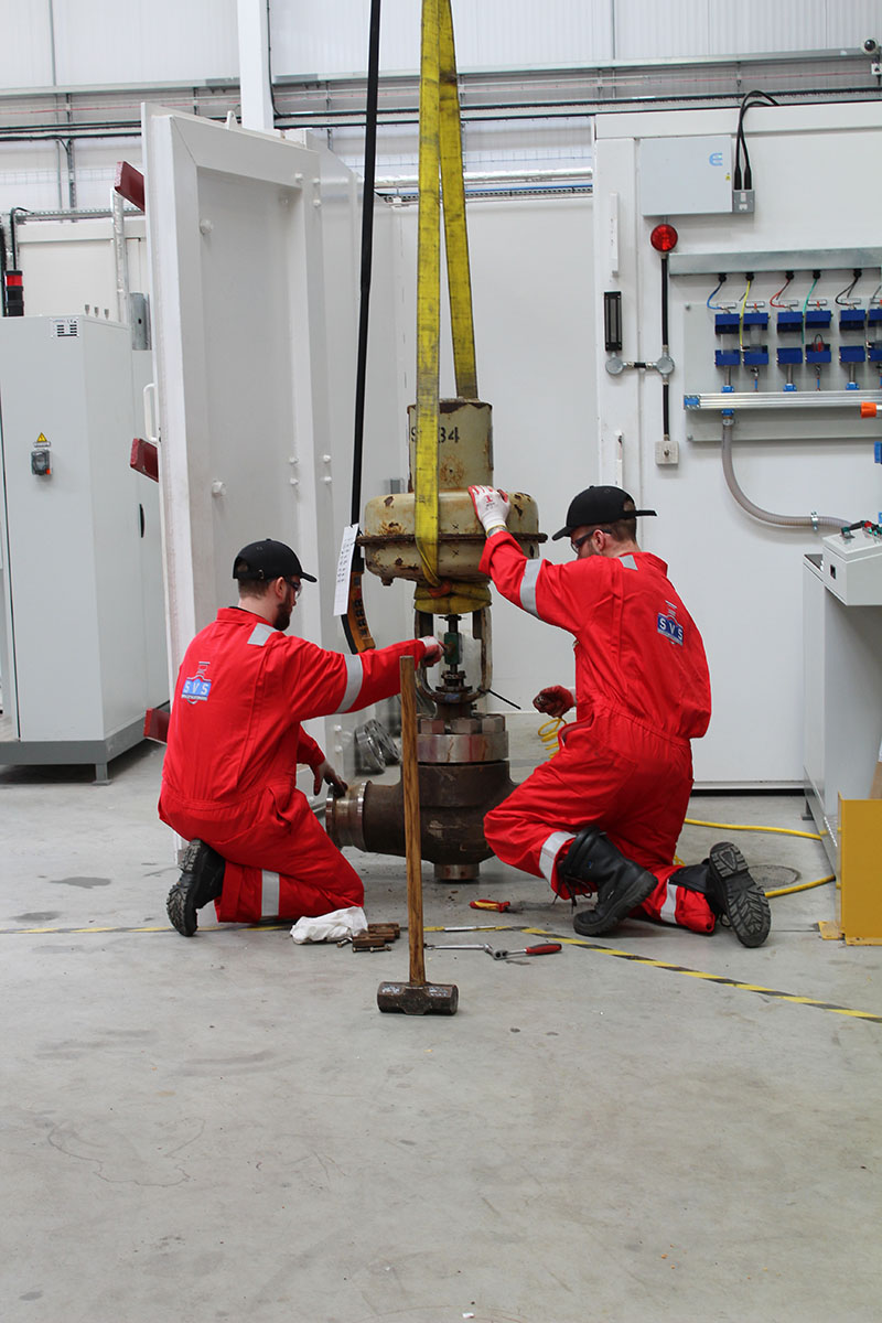 Calve Job Valve management experts - SVS Aberdeen
